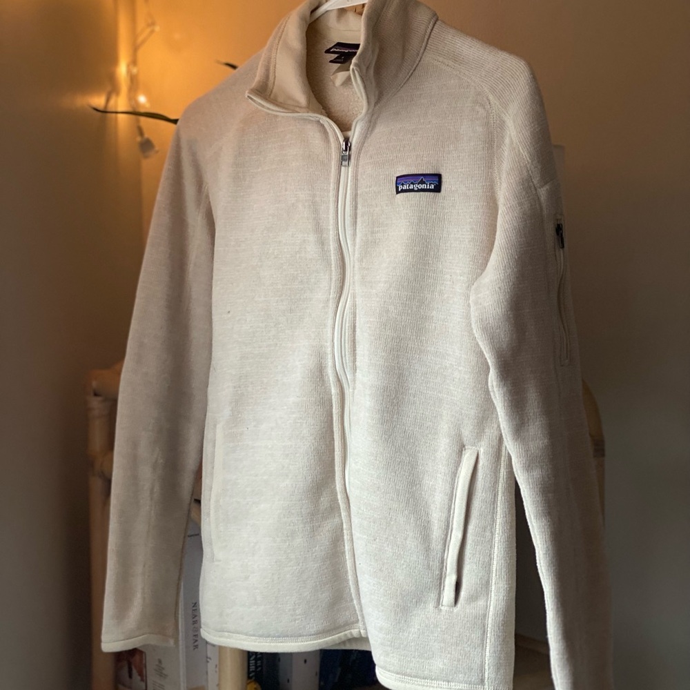 Patagonia Off-White Fleece Jacket